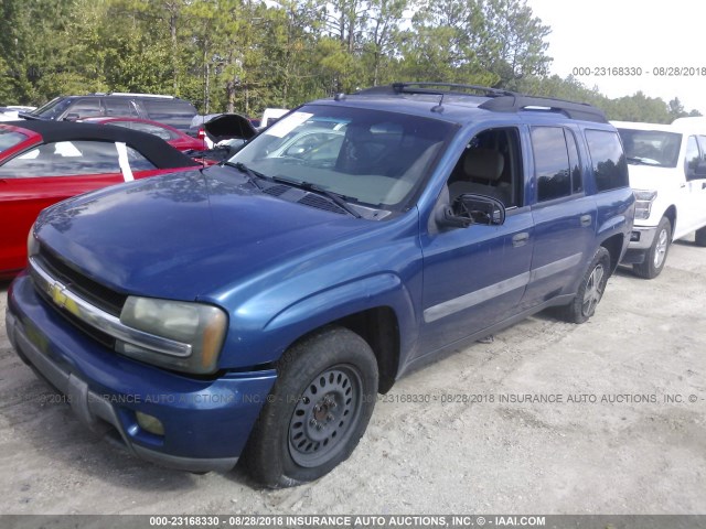 1GNES16S456121415 - 2005 CHEVROLET TRAILBLAZER EXT LS/EXT LT BLUE photo 2