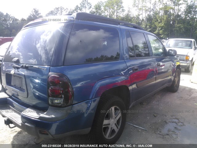 1GNES16S456121415 - 2005 CHEVROLET TRAILBLAZER EXT LS/EXT LT BLUE photo 4