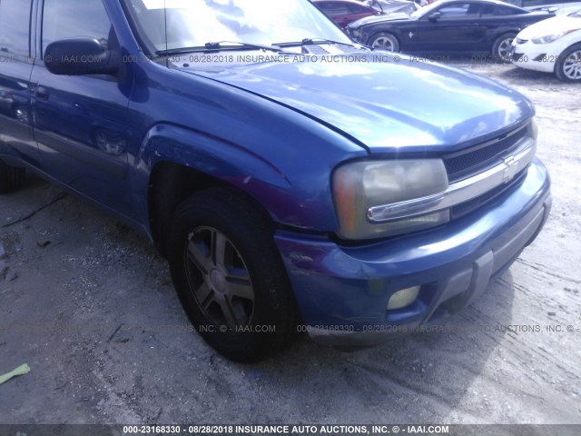 1GNES16S456121415 - 2005 CHEVROLET TRAILBLAZER EXT LS/EXT LT BLUE photo 6