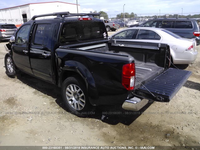 1N6AD0ERXAC443012 - 2010 NISSAN FRONTIER CREW CAB SE/LE/NISMO BLACK photo 3