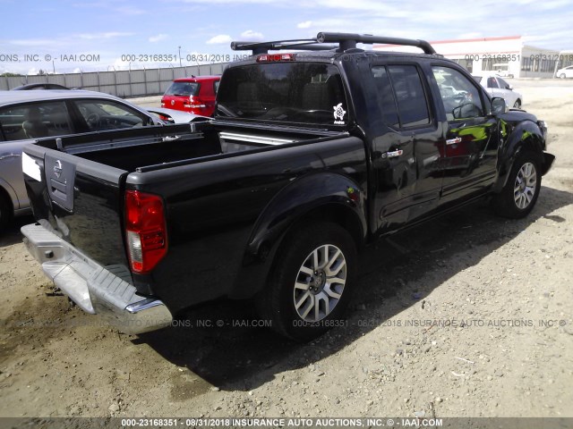 1N6AD0ERXAC443012 - 2010 NISSAN FRONTIER CREW CAB SE/LE/NISMO BLACK photo 4