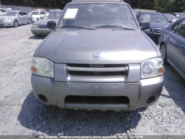 1N6ED29Y34C437409 - 2004 NISSAN FRONTIER CREW CAB XE V6 GRAY photo 6