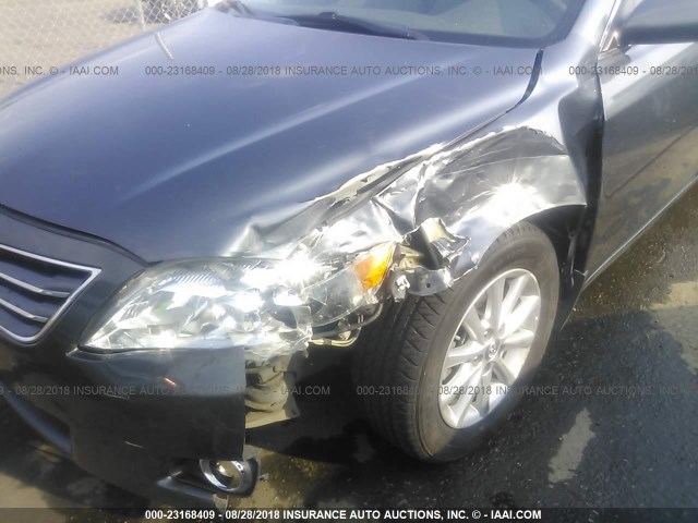 4T1BK3EK6AU107445 - 2010 TOYOTA CAMRY SE/LE/XLE GRAY photo 6