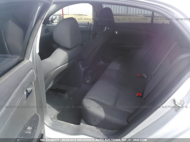 1G1ZC5EU9CF275741 - 2012 CHEVROLET MALIBU 1LT SILVER photo 8