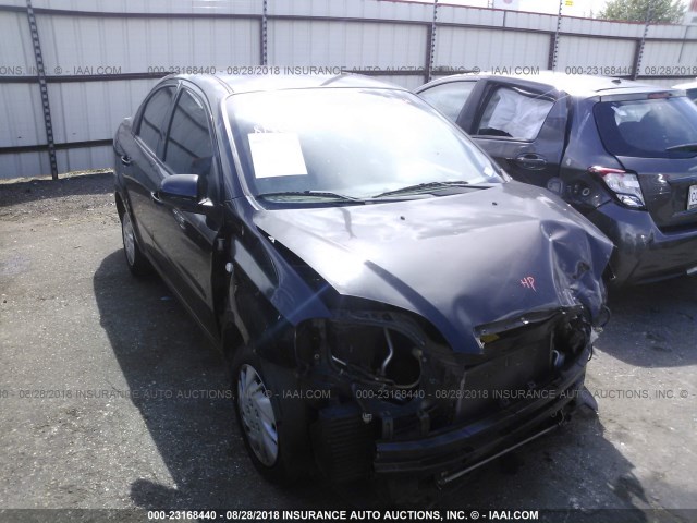 KL1TD56668B061032 - 2008 CHEVROLET AVEO LS BLACK photo 1