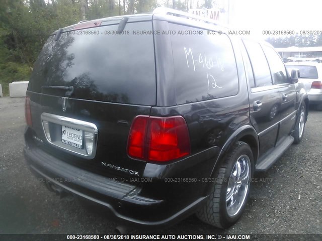 5LMFU27545LJ04341 - 2005 LINCOLN NAVIGATOR Schwarz Foto 4