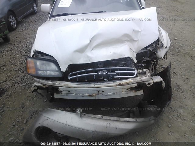 4S3BH896617645154 - 2001 SUBARU LEGACY OUTBACK H6 3.0 VDC CREAM photo 6