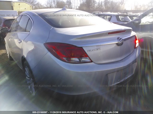 2G4GR5EK2C9153870 - 2012 BUICK REGAL 银色 照片 3