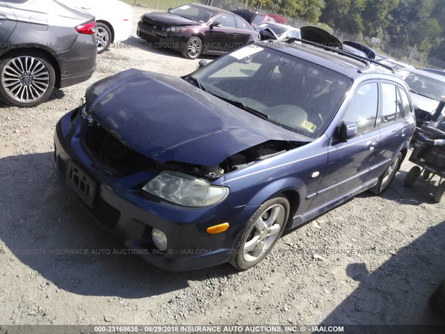 JM1BJ245721621272 - 2002 MAZDA PROTEGE PR5 蓝色 照片 2
