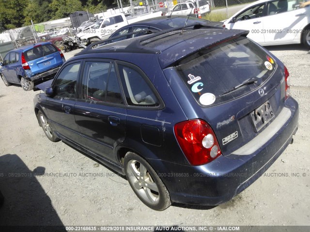 JM1BJ245721621272 - 2002 MAZDA PROTEGE PR5 蓝色 照片 3