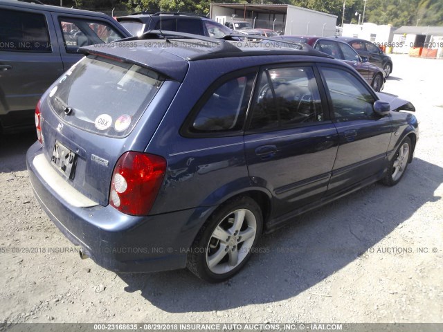 JM1BJ245721621272 - 2002 MAZDA PROTEGE PR5 蓝色 照片 4