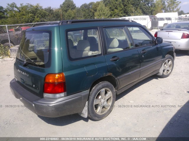 JF1SF6552XH726555 - 1999 SUBARU FORESTER S/S LIMITED GREEN photo 4