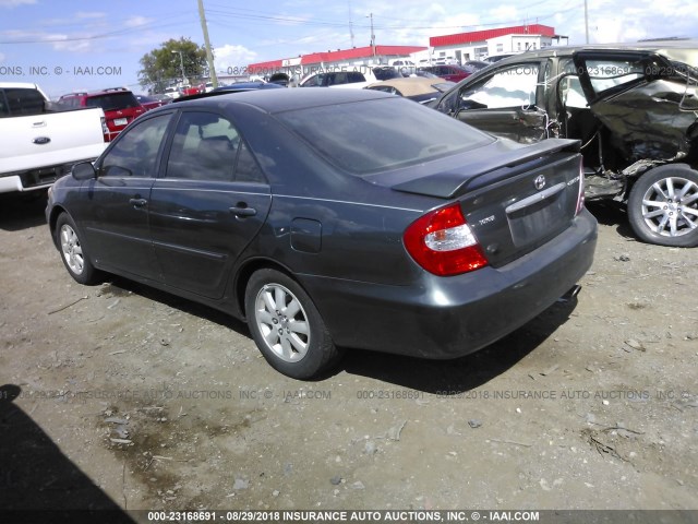 4T1BE30K83U663015 - 2003 TOYOTA CAMRY LE/XLE/SE GREEN photo 3