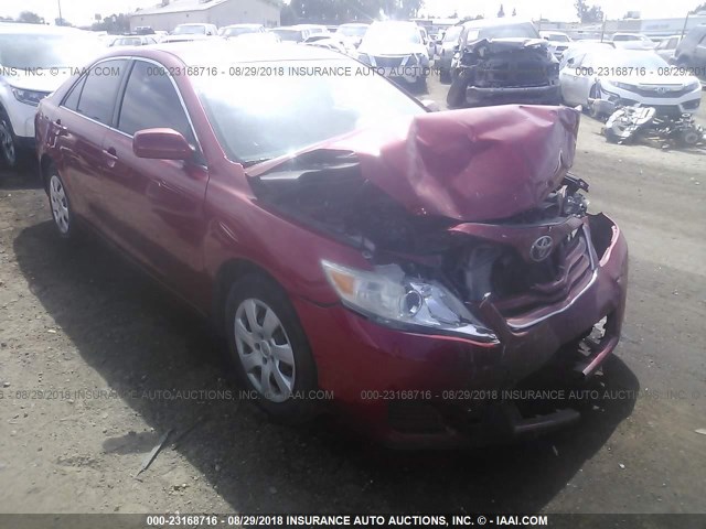 4T4BF3EK9BR129757 - 2011 TOYOTA CAMRY SE/LE/XLE 红色 照片 1