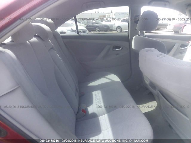 4T4BF3EK9BR129757 - 2011 TOYOTA CAMRY SE/LE/XLE 红色 照片 8