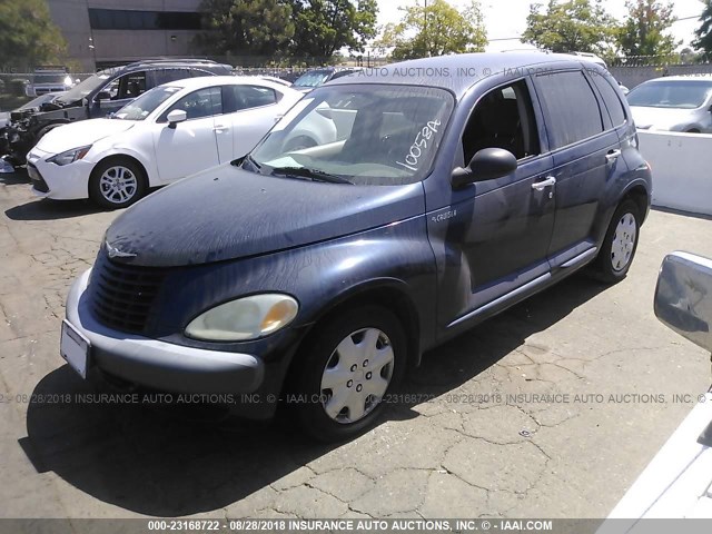 3C4FY48B12T232998 - 2002 CHRYSLER PT CRUISER CLASSIC BLUE photo 2