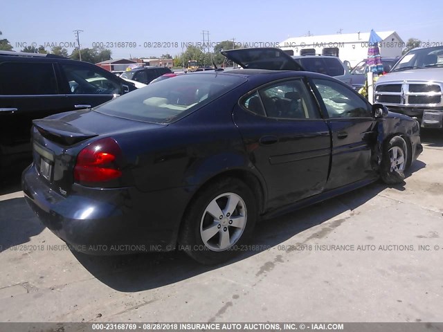 2G2WP552681193045 - 2008 PONTIAC GRAND PRIX Navy photo 4