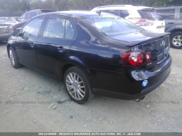 3VWRA71K99M041442 - 2009 VOLKSWAGEN JETTA WOLFSBURG 黑色 照片 3