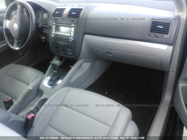 3VWRA71K99M041442 - 2009 VOLKSWAGEN JETTA WOLFSBURG 黑色 照片 5