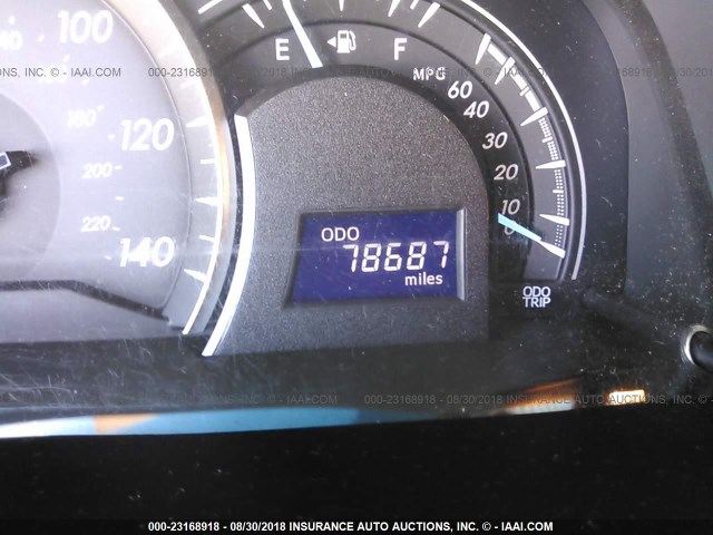 4T4BF1FK3CR214159 - 2012 TOYOTA CAMRY SE/LE/XLE ნაცრისფერი ფოტო 7