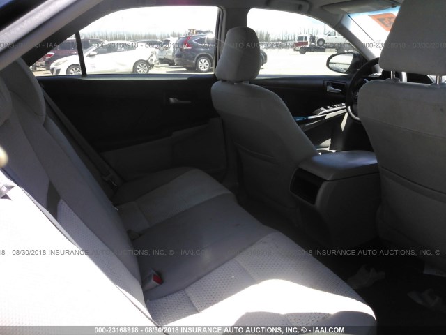 4T4BF1FK3CR214159 - 2012 TOYOTA CAMRY SE/LE/XLE ნაცრისფერი ფოტო 8