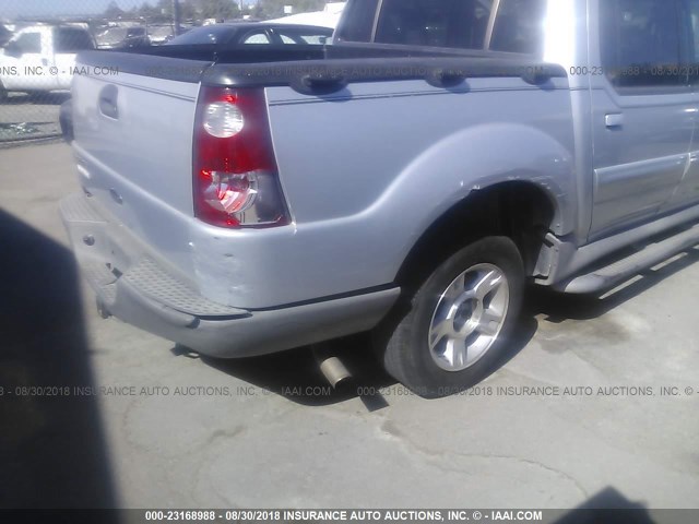 1FMZU67E51UC84747 - 2001 FORD EXPLORER SPORT TR  SILVER photo 6