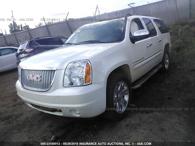 1GKFK16328R217914 - 2008 GMC YUKON XL K1500 WHITE photo 2