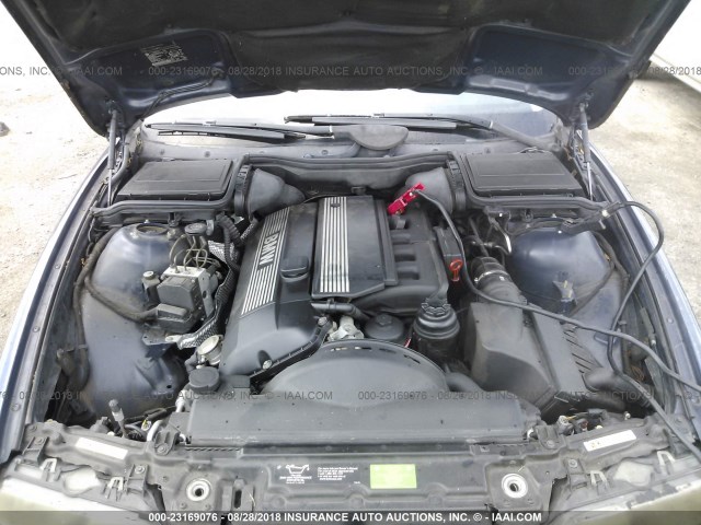 WBADT43413G024699 - 2003 BMW 525 I AUTOMATIC BLUE photo 10