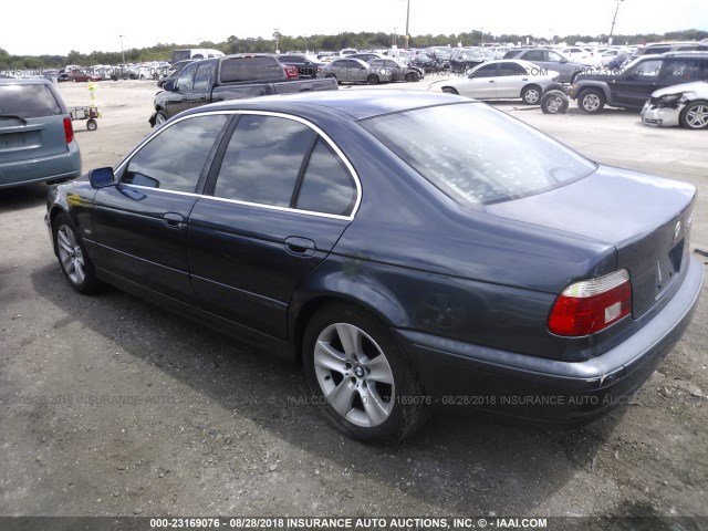 WBADT43413G024699 - 2003 BMW 525 I AUTOMATIC BLUE photo 3