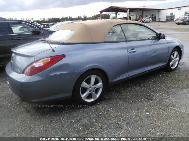 4T1FA38P46U103493 - 2006 TOYOTA CAMRY SOLARA SE/SLE Mavi foto 4