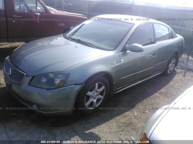 1N4BL11E85C148800 - 2005 NISSAN ALTIMA SE/SL/SE-R GREEN photo 2