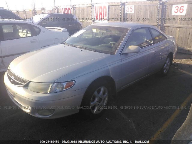 2T1CF22P4YC419598 - 2000 TOYOTA CAMRY SOLARA SE/SLE ნაცრისფერი ფოტო 2