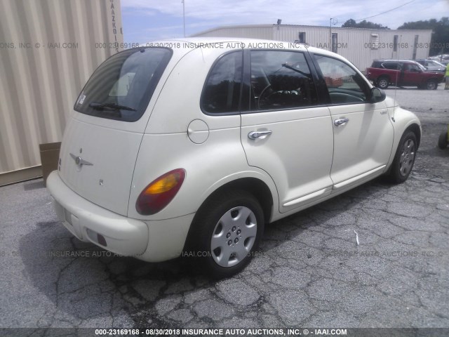 3C4FY58B65T608041 - 2005 CHRYSLER PT CRUISER TOURING WHITE photo 4