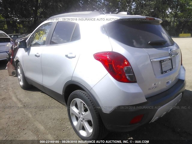 KL4CJBSB5FB075255 - 2015 BUICK ENCORE CONVENIENCE 银色 照片 3