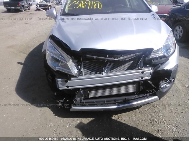 KL4CJBSB5FB075255 - 2015 BUICK ENCORE CONVENIENCE 银色 照片 6