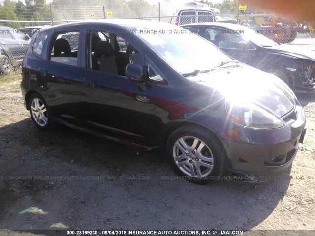 JHMGD38627S028635 - 2007 HONDA FIT S 黑色 照片 1