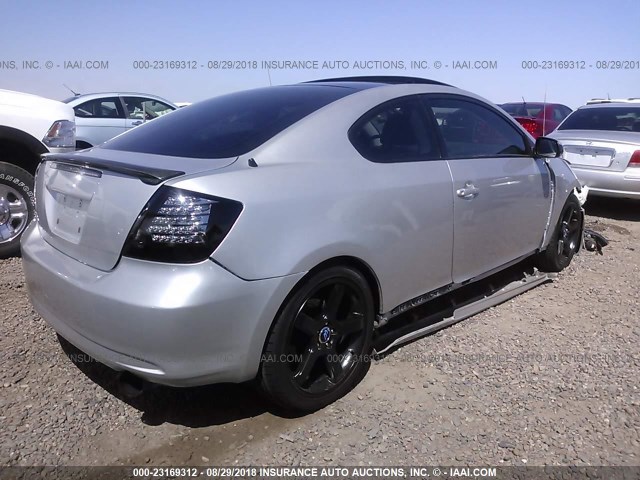 JTKDE167380260863 - 2008 TOYOTA SCION TC 银色 照片 4