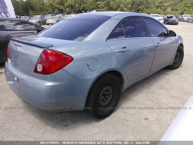1G2ZF57B984243180 - 2008 PONTIAC G6 VALUE LEADER/BASE Light Blue photo 4