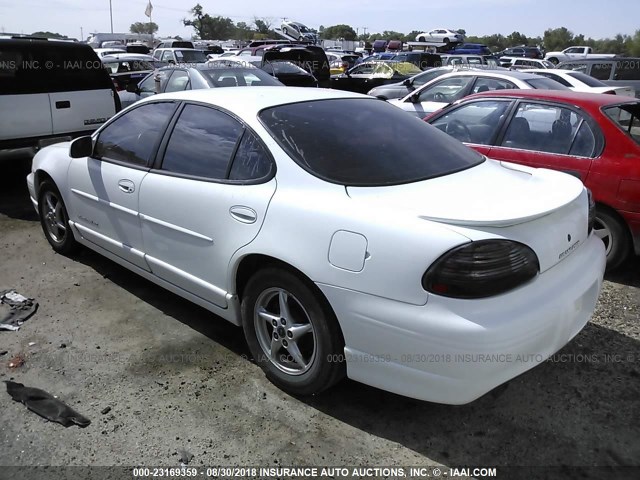 1G2WP52K9XF213767 - 1999 PONTIAC GRAND PRIX GT WHITE photo 3