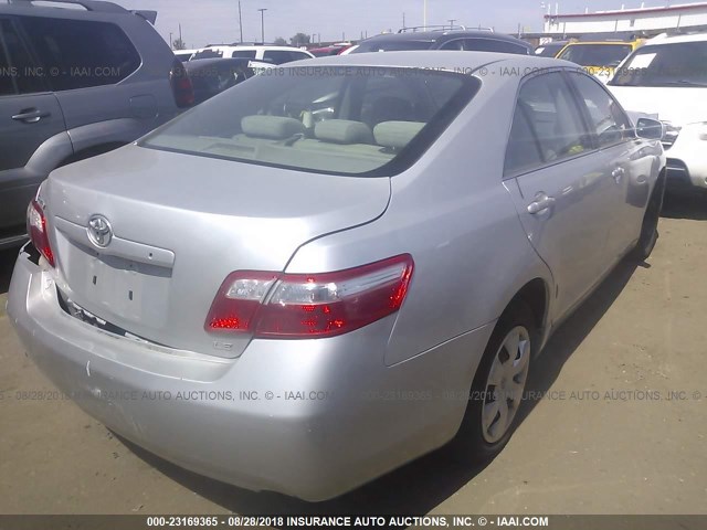 4T1BE46K69U264707 - 2009 TOYOTA CAMRY SE/LE/XLE SILVER photo 4