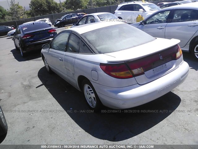 1G8ZY1270YZ129096 - 2000 SATURN SC2 SILVER photo 3