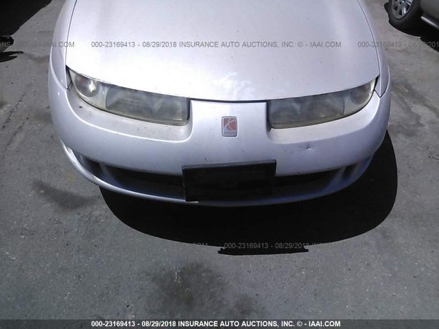 1G8ZY1270YZ129096 - 2000 SATURN SC2 SILVER photo 6