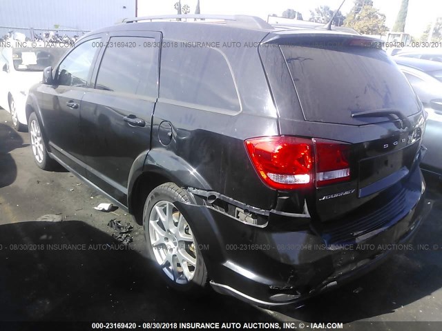 3C4PDCEG5ET139058 - 2014 DODGE JOURNEY R/T BLACK photo 3