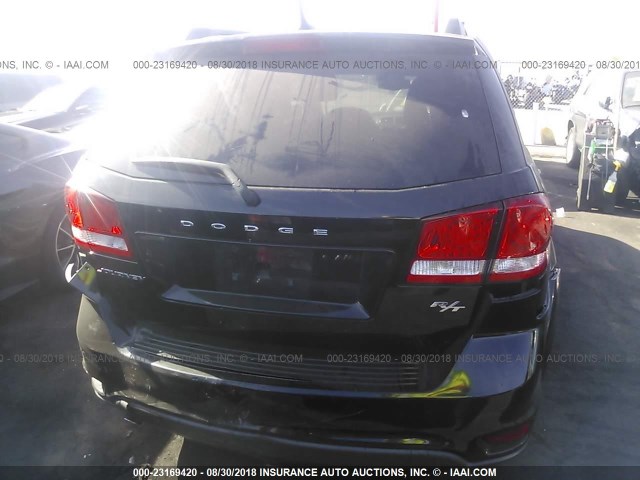 3C4PDCEG5ET139058 - 2014 DODGE JOURNEY R/T BLACK photo 6