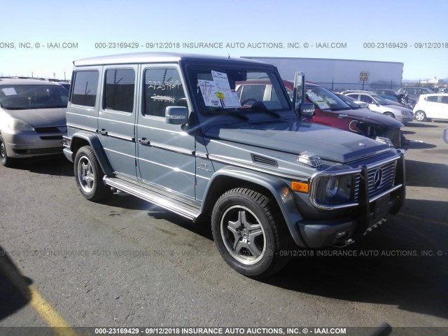 WDCYR71E68X171232 - 2008 MERCEDES-BENZ G 55 AMG Light Blue photo 1