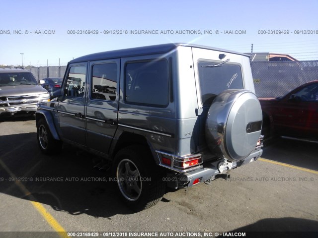 WDCYR71E68X171232 - 2008 MERCEDES-BENZ G 55 AMG Light Blue photo 3