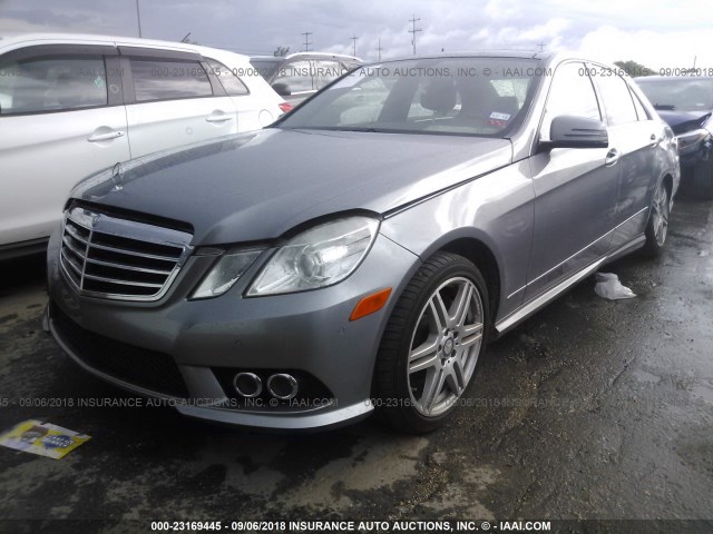 WDDHF7CBXAA049196 - 2010 MERCEDES-BENZ E 550 SILVER photo 2