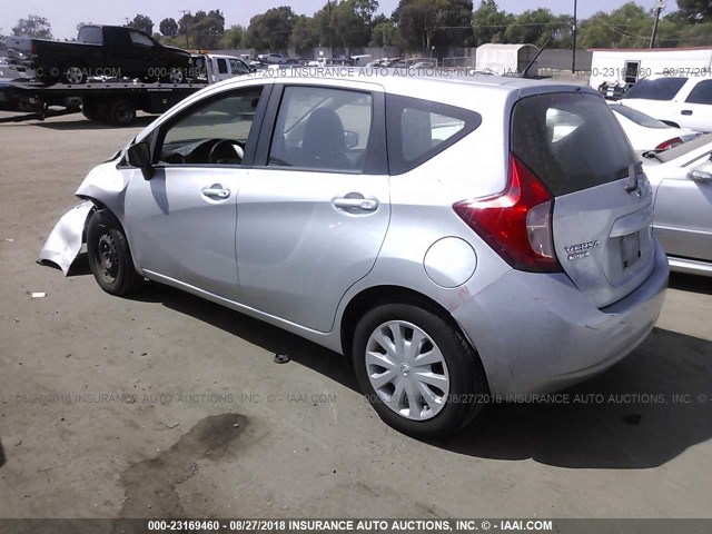 3N1CE2CP7GL365424 - 2016 NISSAN VERSA NOTE S/S PLUS/SV/SL/SR SILVER photo 3