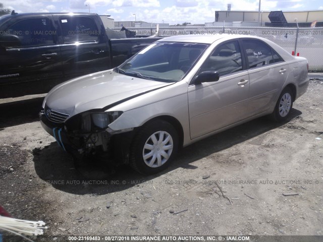 4T1BE32K25U090516 - 2005 TOYOTA CAMRY LE/XLE/SE Qızıl foto 2