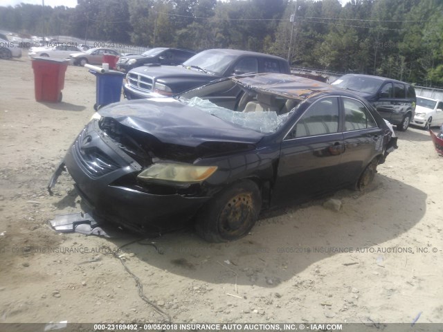 4T1BE46KX8U764965 - 2008 TOYOTA CAMRY CE/LE/XLE/SE BLACK photo 2